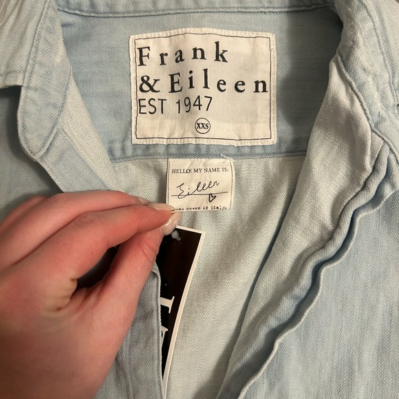 Blue Denim Button Up - Picture 3 of 4